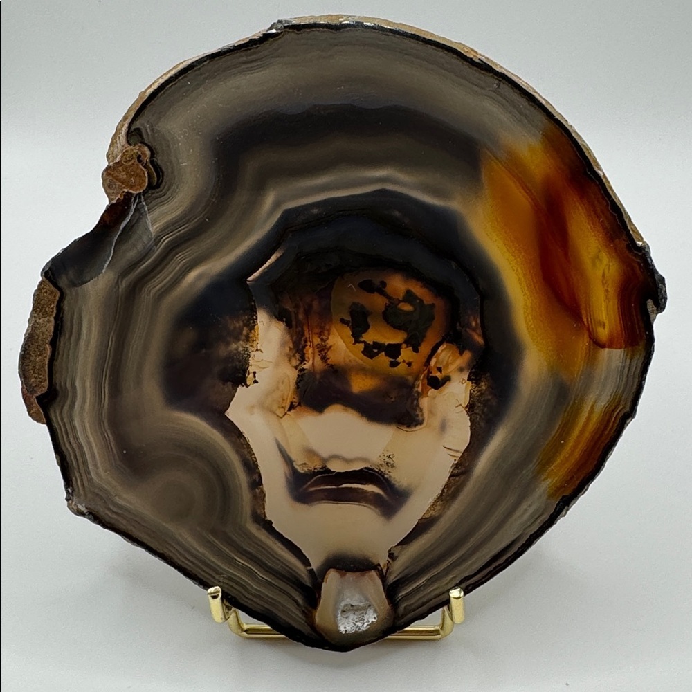 Agate Slice Display Coaster